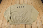Vintage 1990s When All Else Fails Read The Instructions Bible Graphic Crewneck Sweatshirt Made In USA