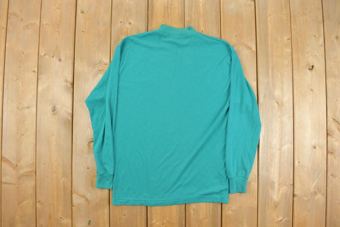 Vintage 1990s Gold Lion Plain Long Sleeve Shirt