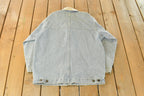 Vintage 1990s G.H. Bass Denim Full Zip Jacket Men's Large