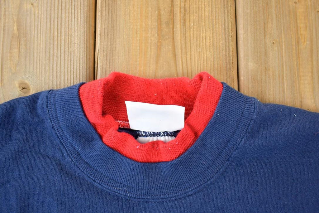 Vintage 1990s Morning Sun Double Collared Cardinal And Birds Crewneck