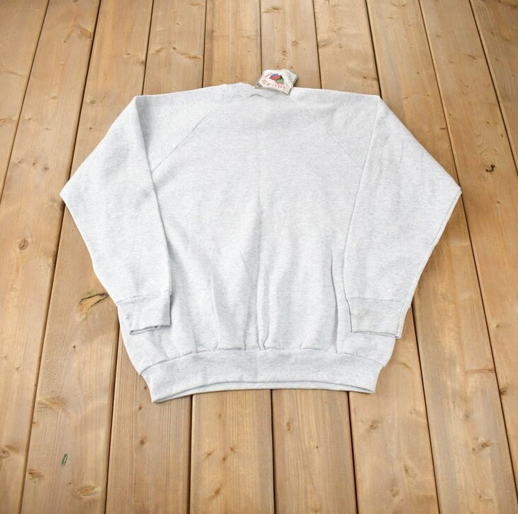Vintage 1990s Fruit Of The Loom Casual Wear Deadstock Crewneck Sweatshirt Made In USA