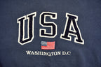 Vintage 1990s USA Washington D.C Embroidered Crewneck Sweatshirt