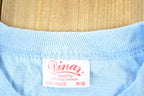 Vintage 1980s Blank Blue Dinar T Shirts Toronto Souvenir T-Shirt Mens S