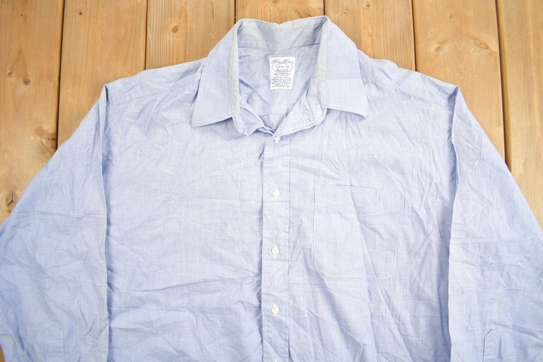 Vintage 1980s Brooks Brothers Made In USA Button Up Shirt