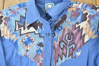 Vintage 80s Dessert West By Sheffy Holt Western Button Up Shirt
