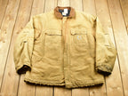 Vintage 1990S Carhartt Distressed Full Zip Workwear Chore Coat
