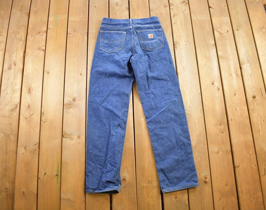 Vintage 1990s Carhartt Flame Resistant Work Pants Size 31x34