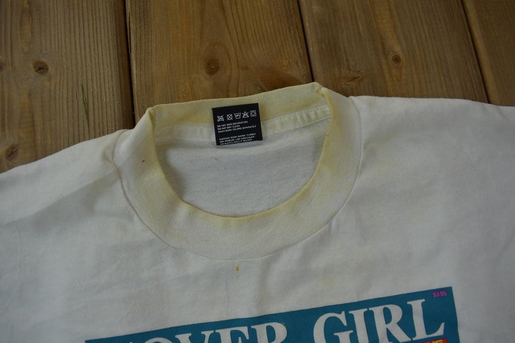 Vintage 1990s Cover Girl Magazine Single Stitch Graphic T-Shirt Made In USA
