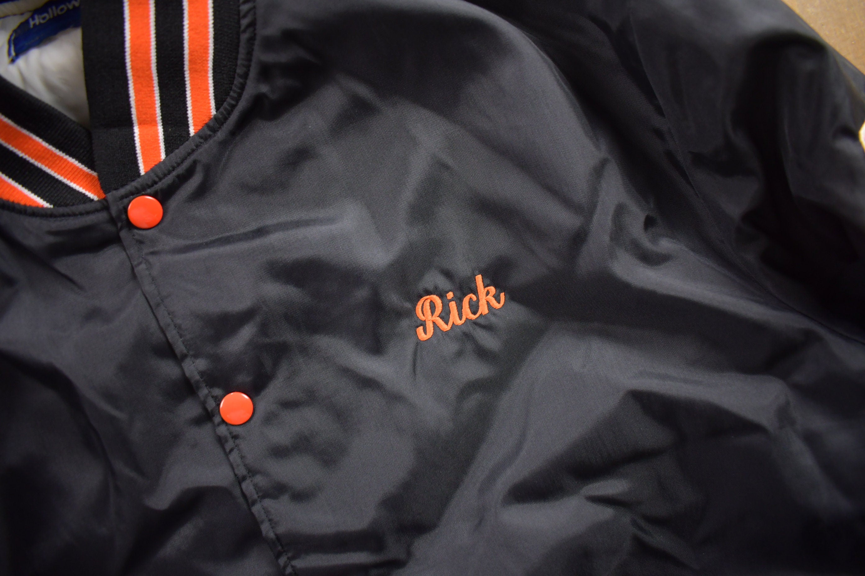 Vintage 1980s J.R.'s Tavern & Restaurant Perrysville Satin Bomber Jacket