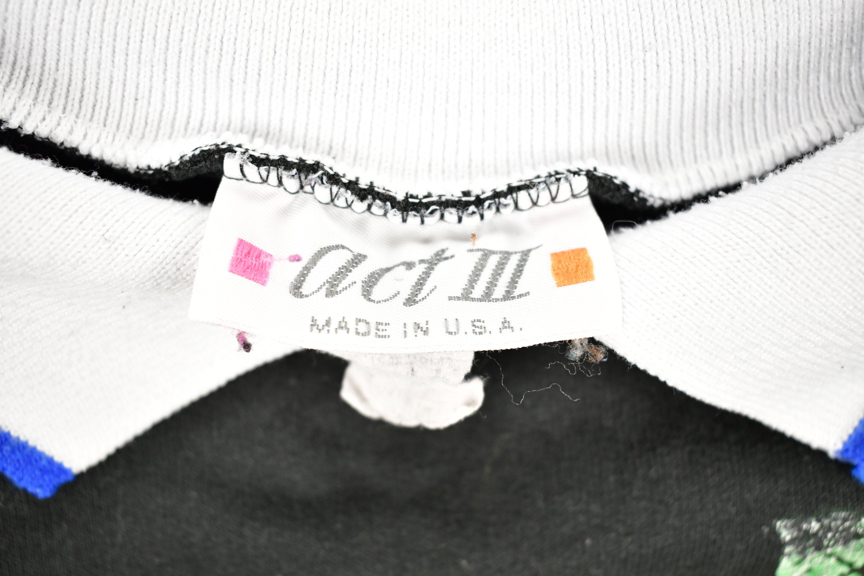 Vintage 1990s Floral Graphic Cute Collared Crewneck Sweater