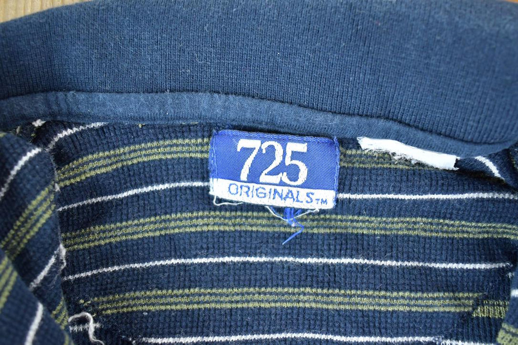 Vintage 1990s 725 Striped Button Up Polo Style Shirt