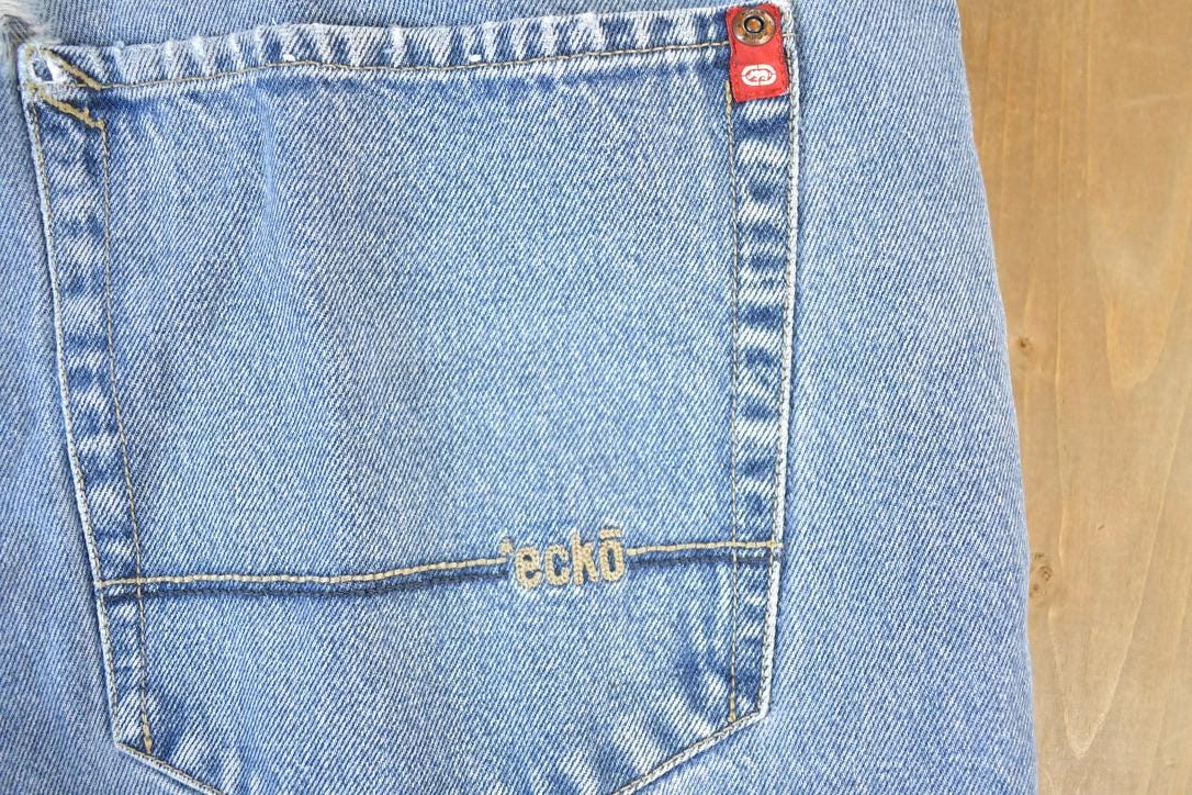 Vintage 1990s Marc Ecko Unltd Denim Foundry Denim Jeans Size 36 x 36 Made In USA
