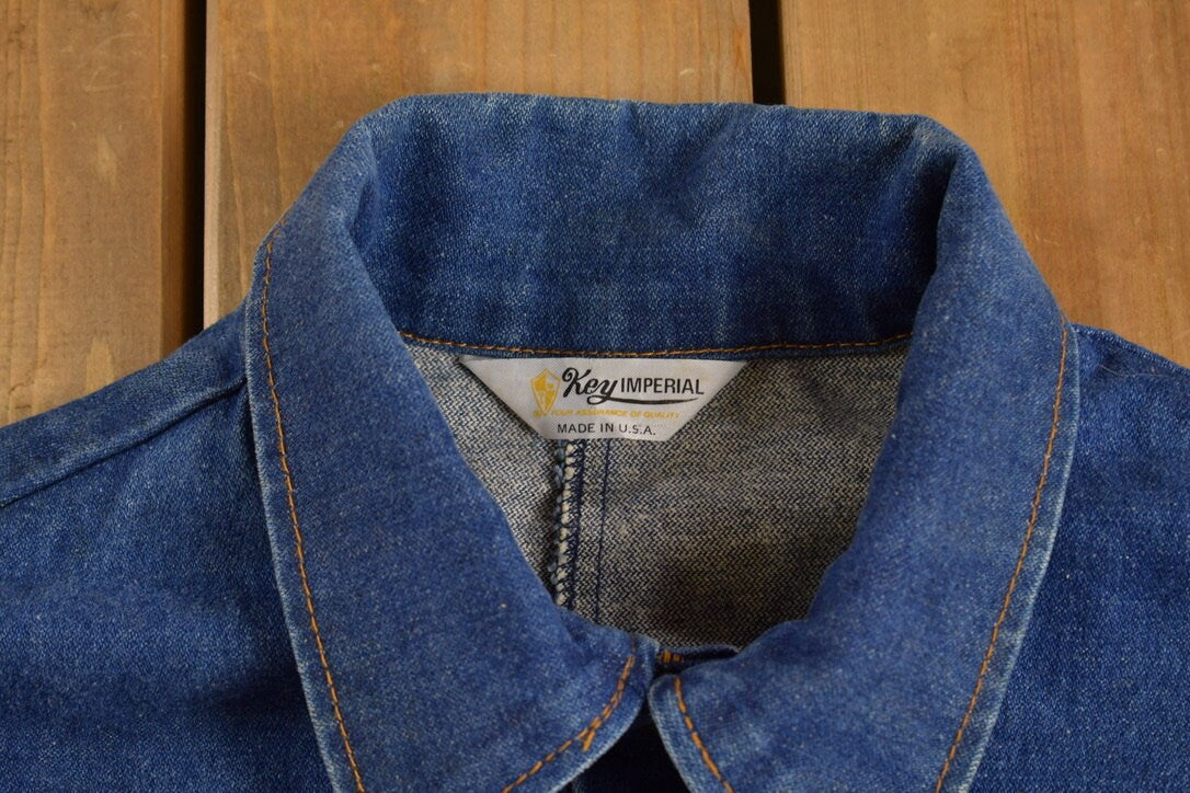 Vintage 1980s Key Imperial Jean Jacket