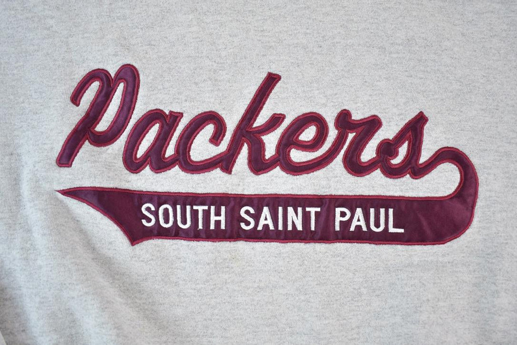 Vintage 1990s Lee Ultraweight Packers Collegiate Style Souvenir Crewneck Sweatshirt Made In USA