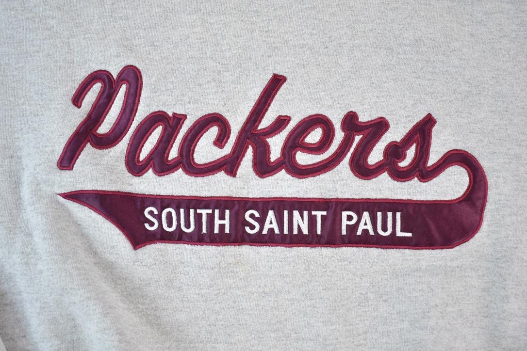 Vintage 1990s Lee Ultraweight Packers Collegiate Style Souvenir Crewneck Sweatshirt Made In USA