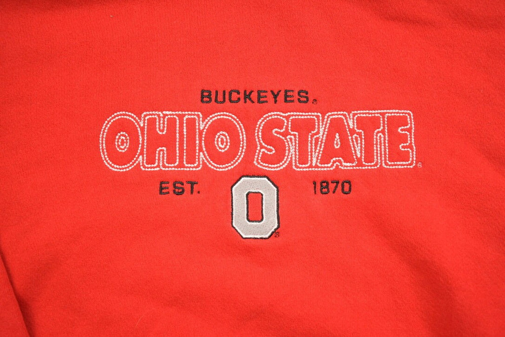 Vintage 1990s Ohio State University Collegiate Crewneck / Embroidered / NCAA Sweatshirt / Sportswear / Americana / Buckeyes
