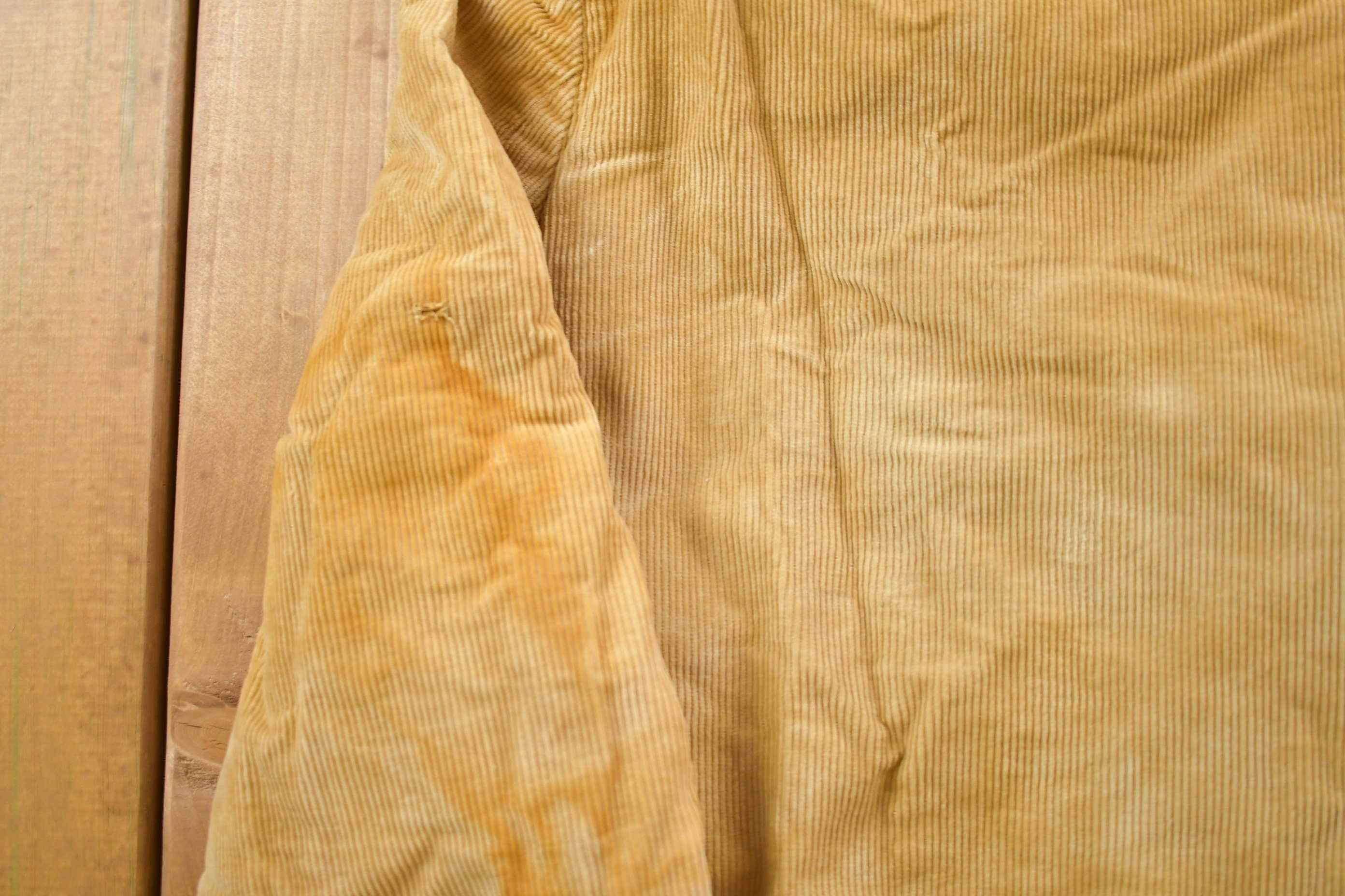 Vintage 1980s Sears Corduroy Sherpa Lined Jacket