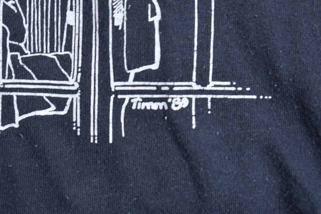 Vintage 1980s I Almost Survived The Iron Ring Stag of '89 Graphic T Shirt