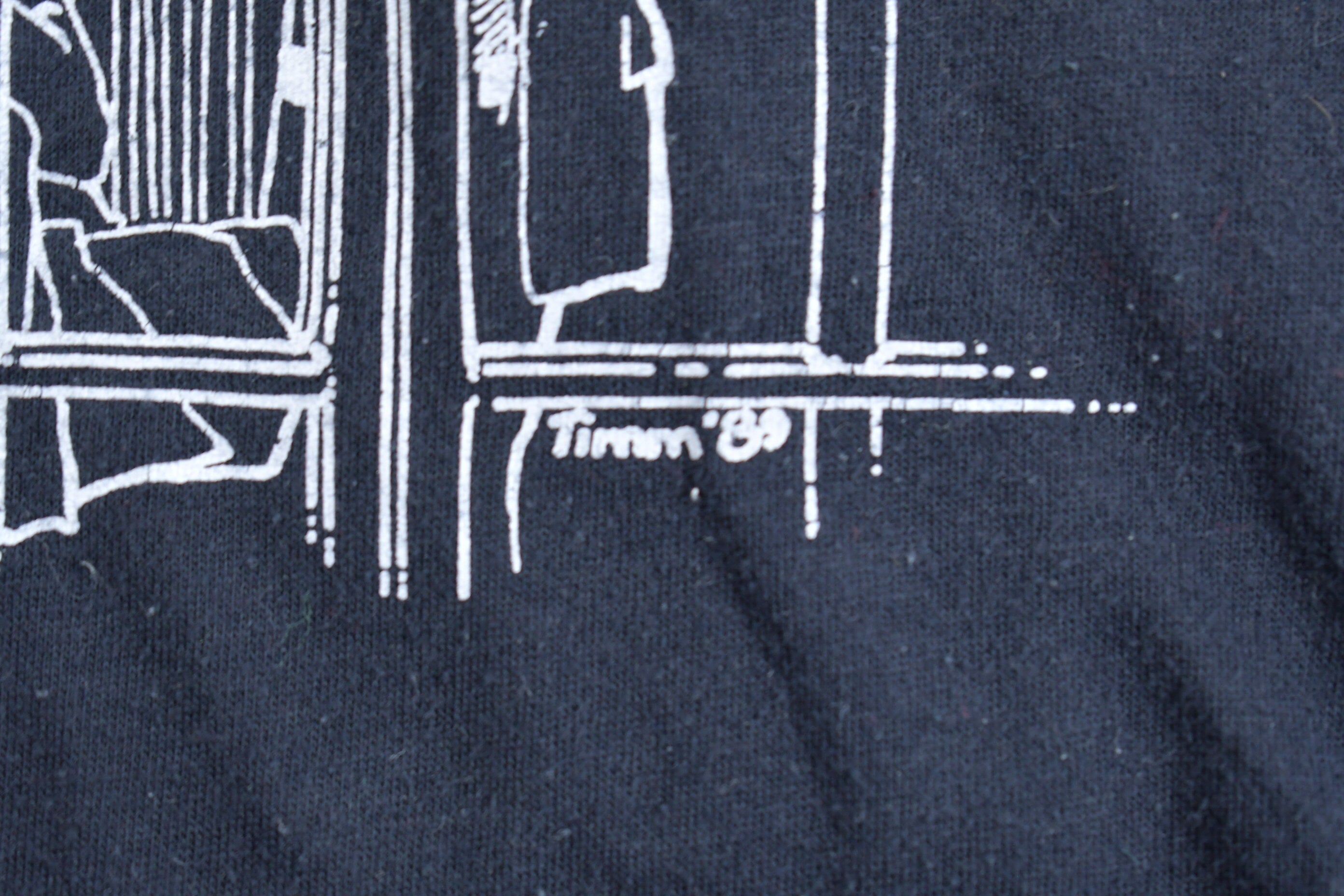 Vintage 1980s I Almost Survived The Iron Ring Stag of '89 Graphic T Shirt