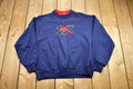 Vintage 1990s Embroidered Cardinal Graphic Crewneck Sweater  90s Crewneck  Vintage Sweatshirt  Wilderness  Pullover Sweatshirt