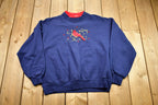 Vintage 1990s Embroidered Cardinal Graphic Crewneck Sweater  90s Crewneck  Vintage Sweatshirt  Wilderness  Pullover Sweatshirt