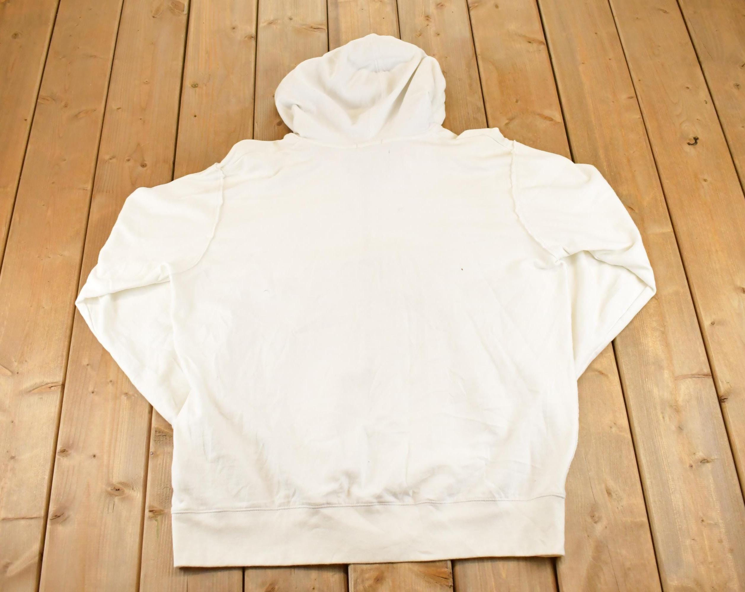 Vintage 1990s Nautica Full Zip Sailing Hoodie Souvenir Sweatshirt Sweatshirt Mens XL / 90s Boating Hoodie / Travel Vacation Sweater