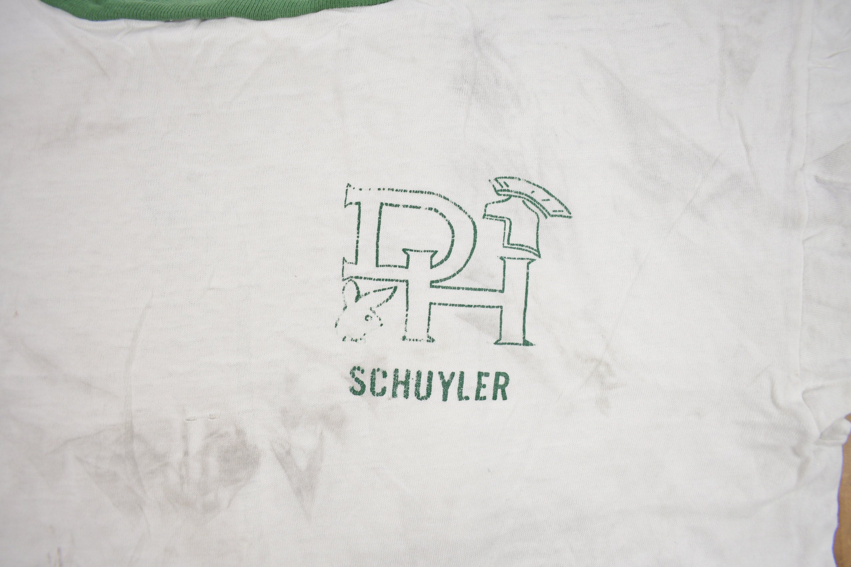 Vintage 1990s PH Schuyler School Graphic T Shirt