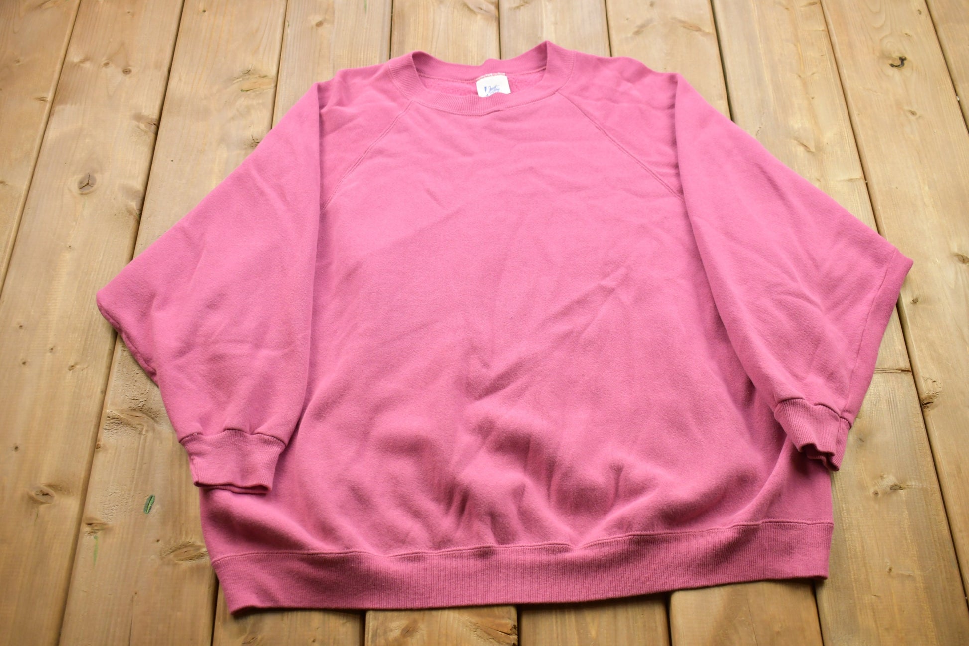 Vintage 1990s Blank Pink Crewneck Sweatshirt