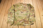 Vintage Military Camouflaged Button Up Shirt