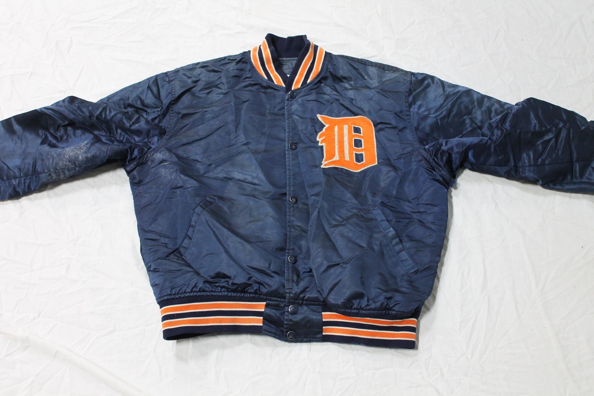 Vintage 1980s Detroit Tigers MLB Satin Starter Jacket