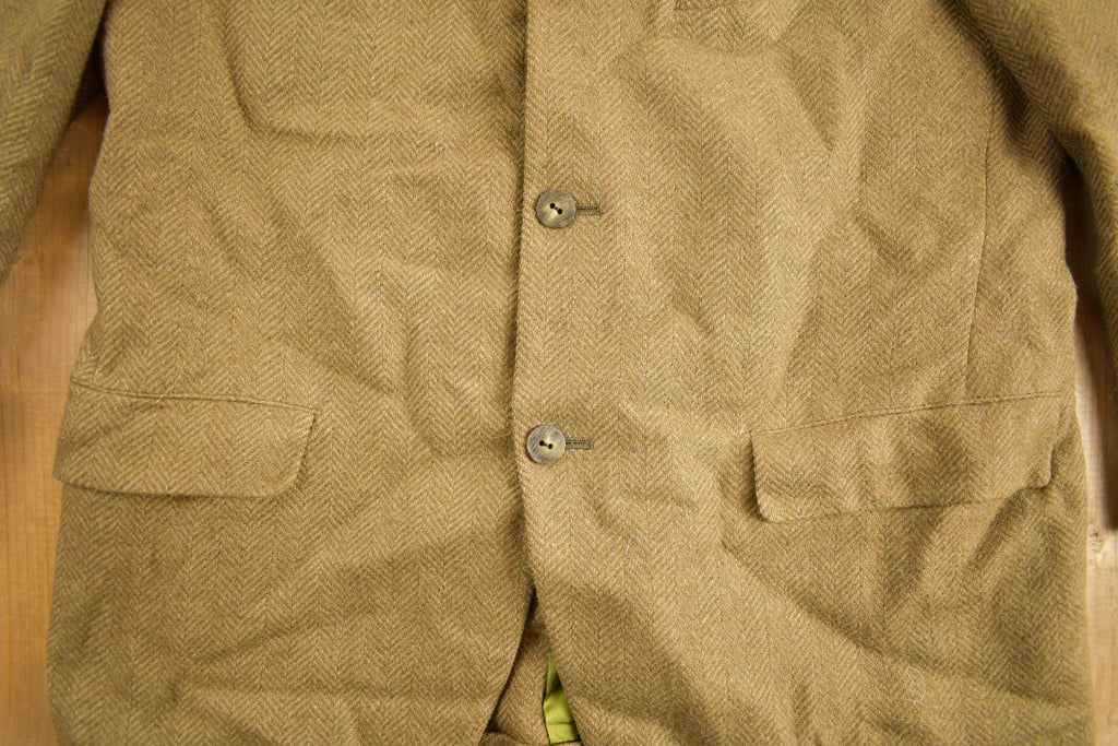 Vintage 1980s Stewart Douglas Wool Blazer Jacket Size