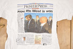 Vintage 1991 Minnesota Twins West Is Won Graphic Print Souvenir MLB T-Shirt Men's S