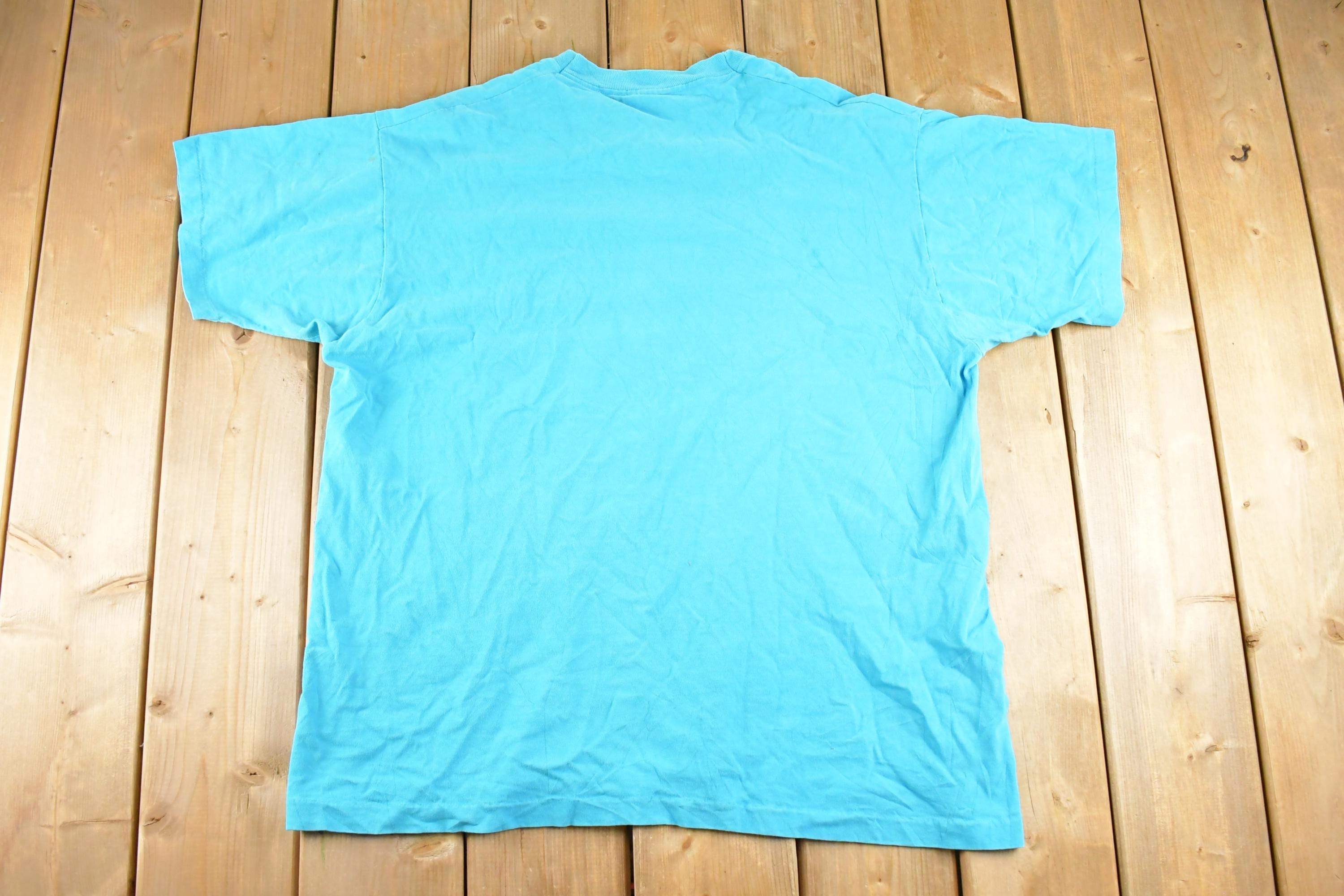Vintage 1990's FOTL Blank Streetwear Souvenir Travel T-Shirt Mens XL