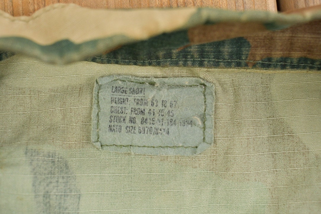 Vintage Military Button Up Shirt