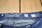 Vintage Y2K Miss Me Bedazzled Low Rise Jeans Size 26x32