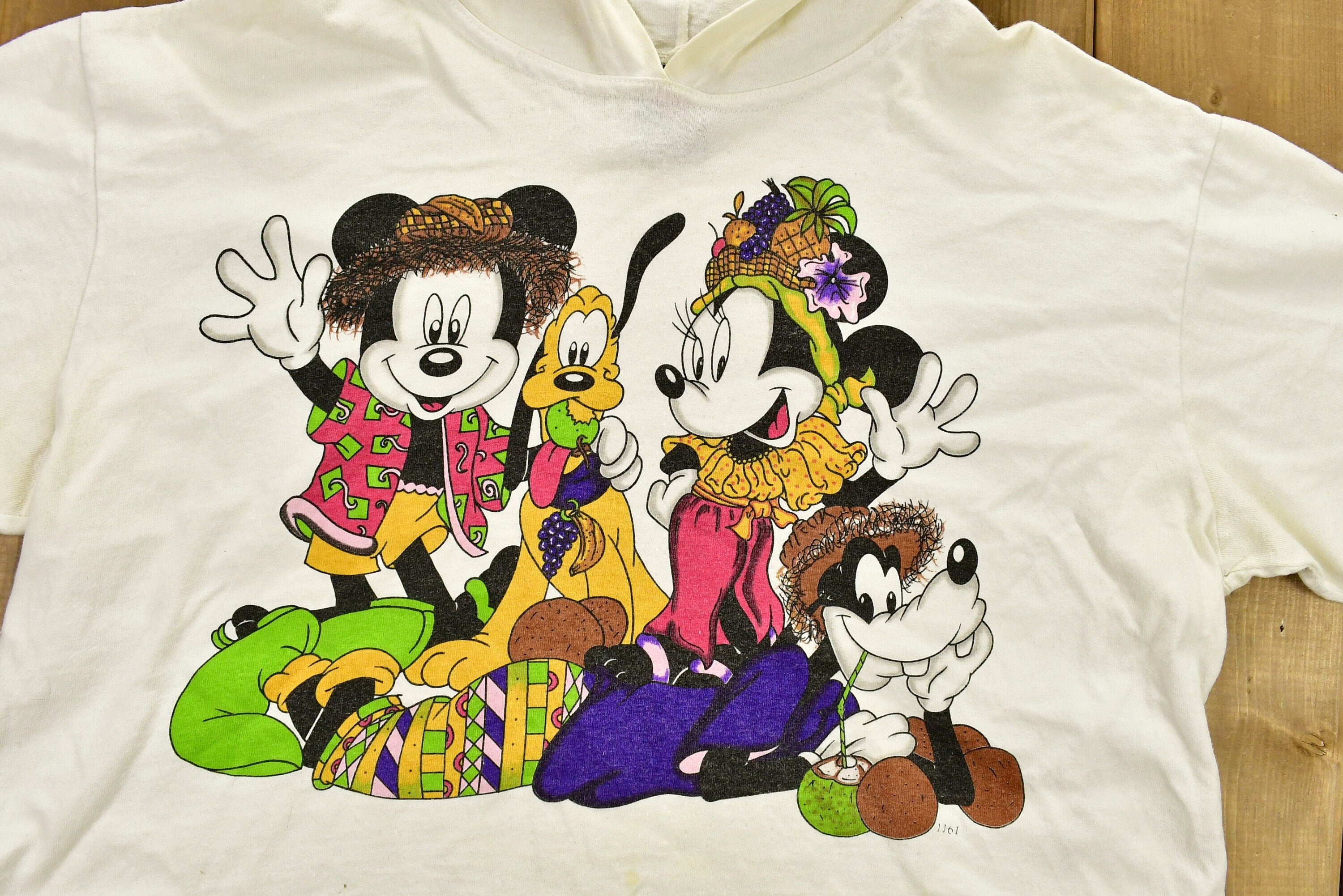 Vintage 1990'S Mickey Unlimited Hooded T-Shirt