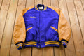 Vintage 1990s DeLong Bartlett Bears Leather Varsity Jacket