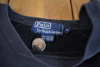Vintage 1990s Sunfaded Polo Ralph Lauren Crewneck Sweatshirt Medium