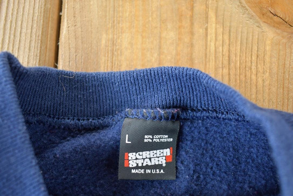 Vintage 1990s Screen Stars North Dakota Souvenir Crewneck Sweatshirt Made In USA