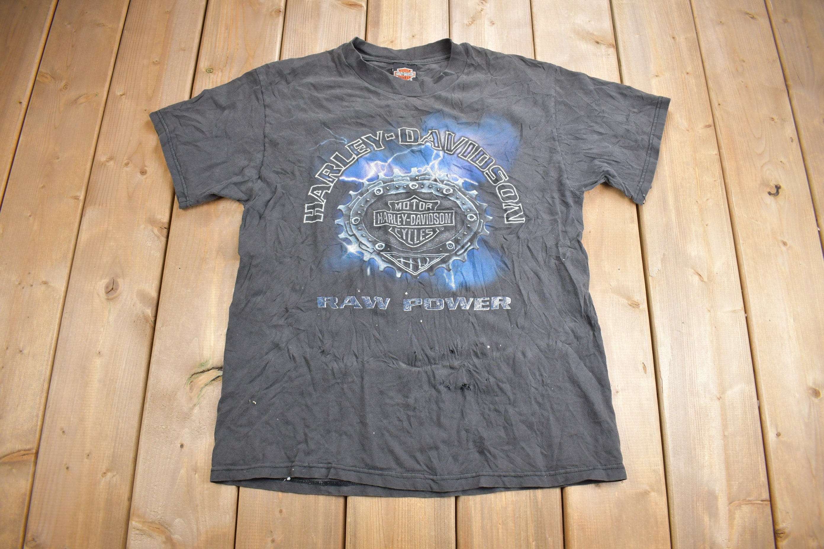Vintage 1990s Harley Davidson Indianapolis Southside T-Shirt