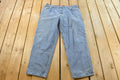 Vintage 1990s Levi Silver Tab Loose Wide Leg Denim Blue Jeans Men's 37 x 32 / 90s Silvertabs / Streetwear / Baggy Jeans / Made in USA