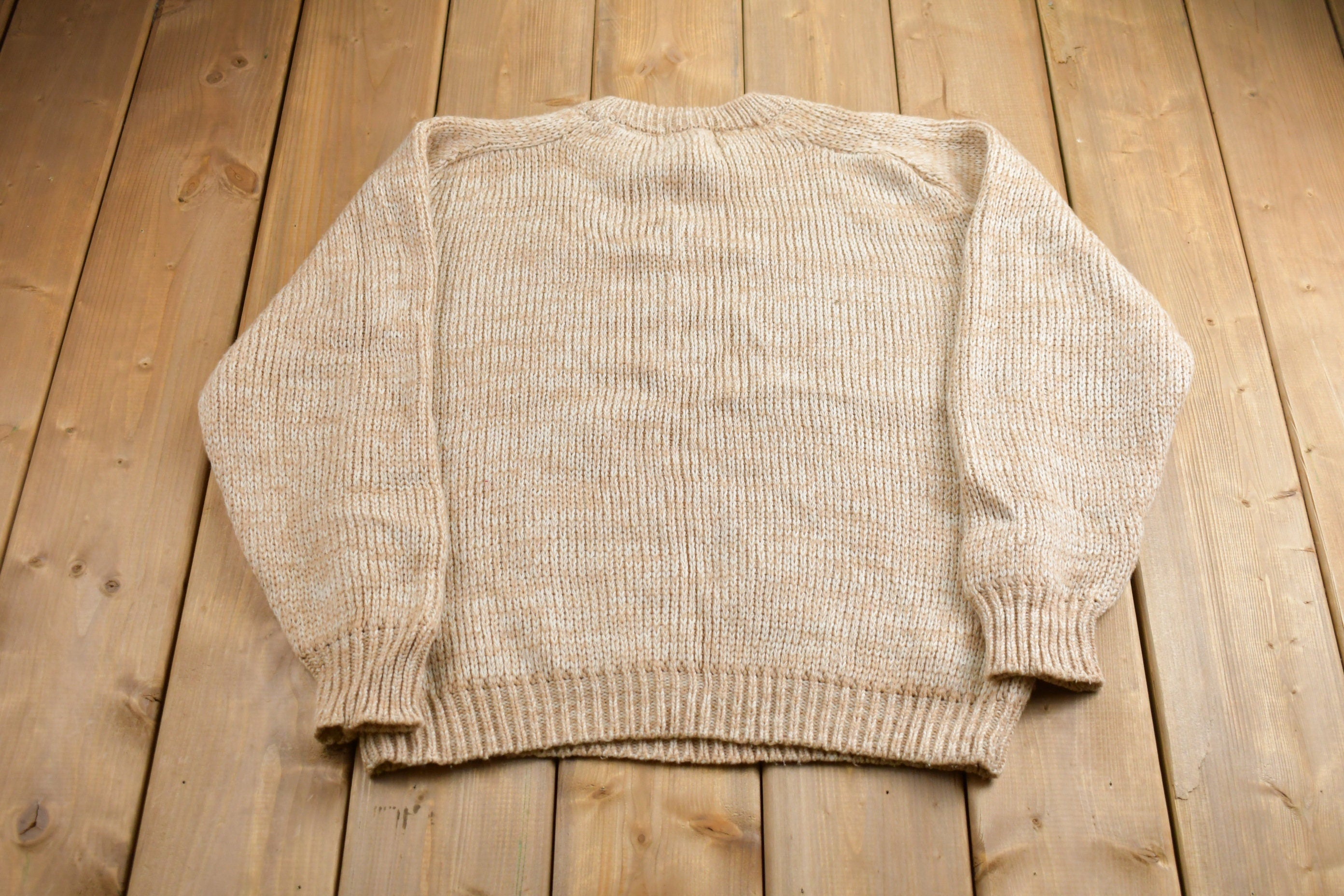 Vintage 1980s Cable Knitted Sweater