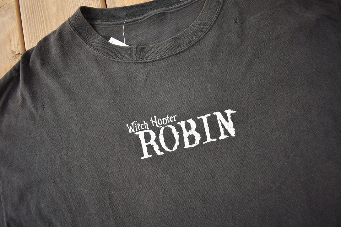Vintage 2003 Witch Hunter Robin Anime Promo T-Shirt