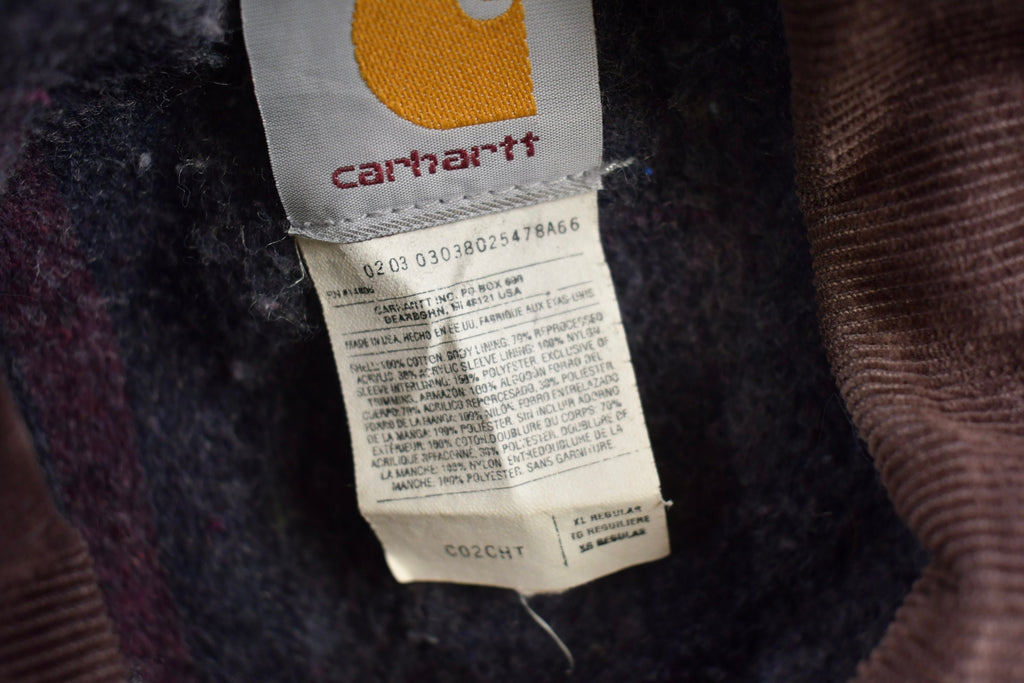 Vintage 1990s Carhartt Blanket Lined Chore Coat