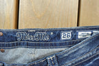 Vintage Y2K Miss Me Bedazzled Low Rise Jeans Size 26x31