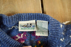 Vintage 1990s Northern Reflections Wool Blend Knit Cardigan Sweater Womens Large
