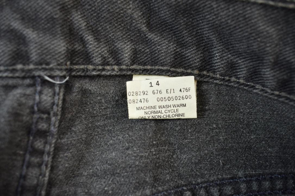 Vintage 1990s Levi's 505 Red Tab Black Jeans Size 33 x 30 / 90s Denim / Streetwear Fashion / Vintage Denim / Made In USA / Vintage Levi's