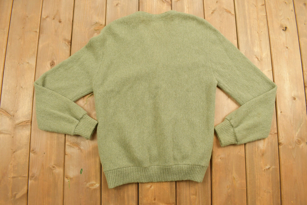 Vintage 1980s Knitted Cardigan Sweater