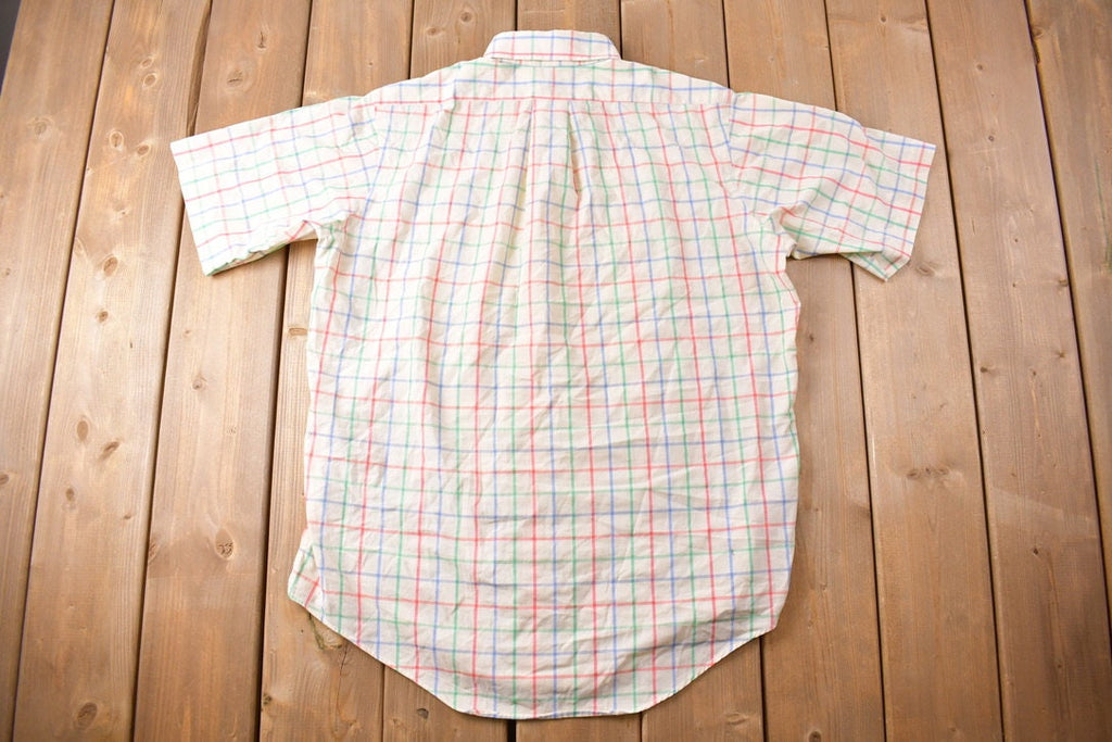 Vintage 1980s McCaffreys Plaid Button Up Shirt