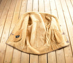 Vintage 1980s Alfred Leather Sheepskin Authentic Shearling Jacket Made In Canada